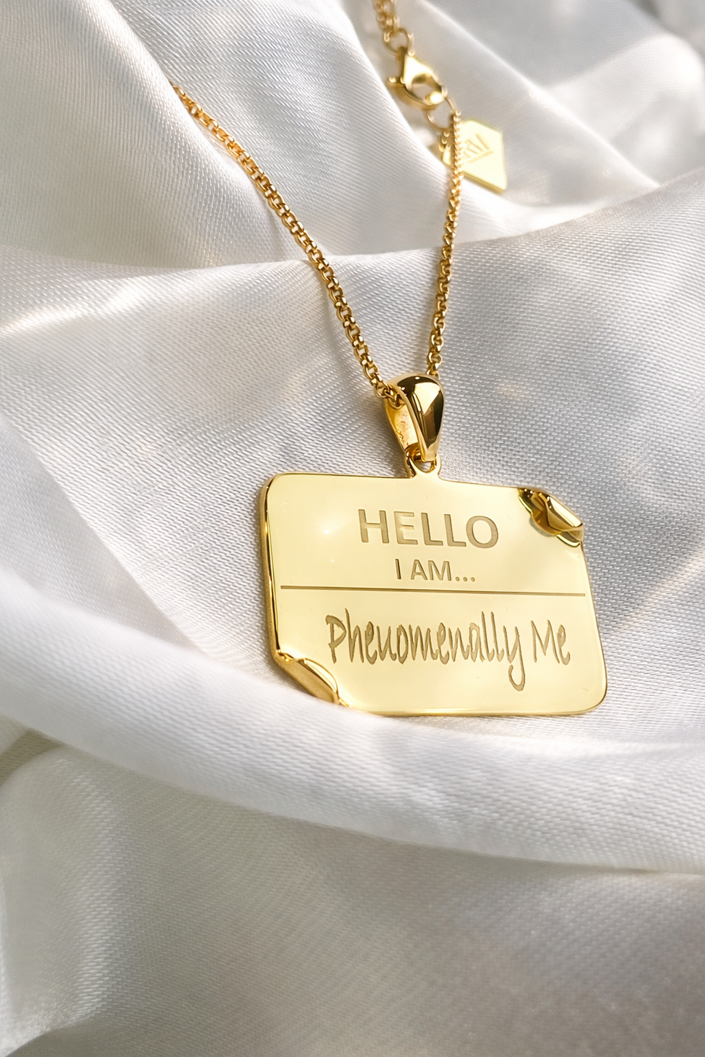 I AM "Phenomenally Me" - Name Tag Necklace- BEST SELLER RESTOCK