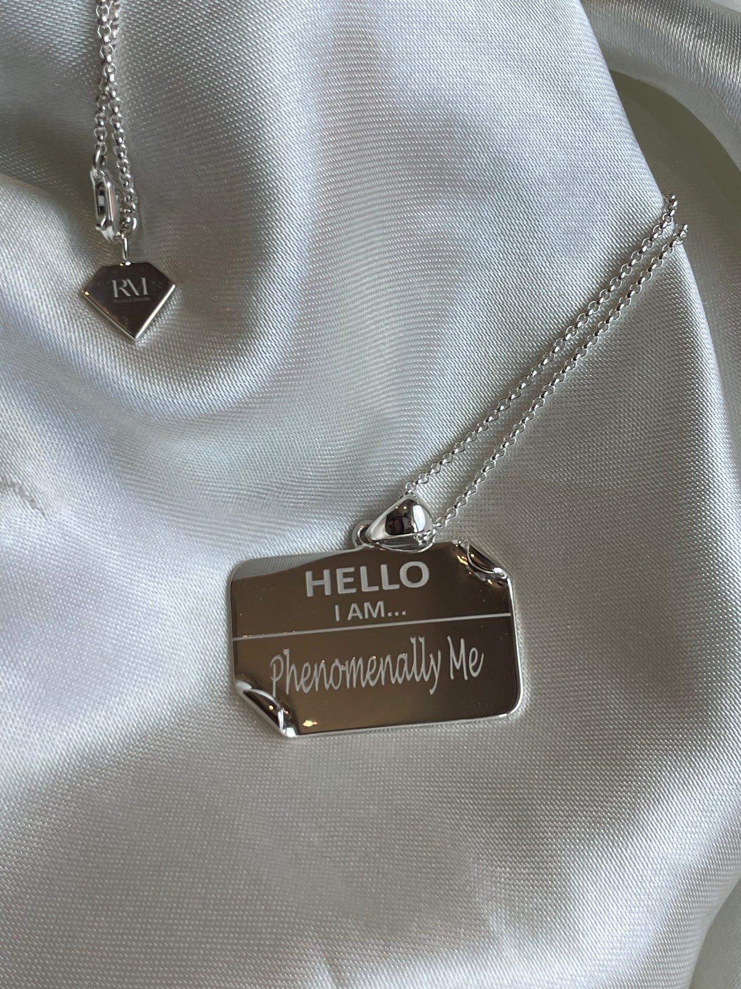 I AM "Phenomenally Me" - Name Tag Necklace