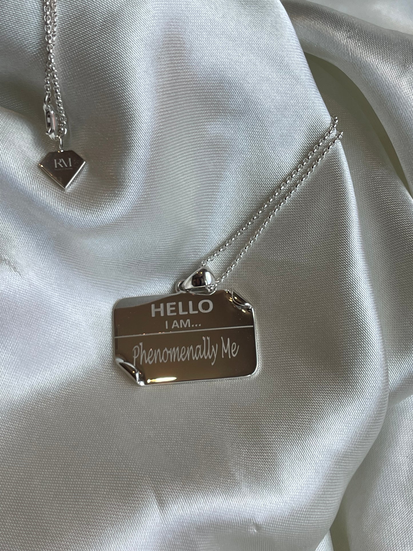I AM "Phenomenally Me" - Name Tag Necklace